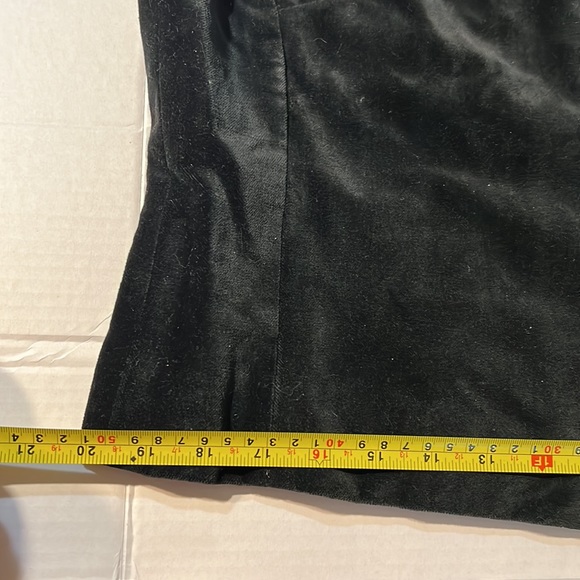 Vintage PENDLETON Black VELVET Tuxedo style button retro cotton VEST USA 12 L/XL - Picture 12 of 13